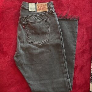 Levi's Women's Gray Straight Leg Pants